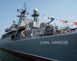 Ликвидация БДК "Цезарь Куников": россияне показали, что происходило на борту (видео)