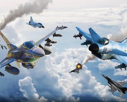 Дуэль истребителей: китайский J-10 против американского F-16