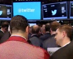 За первый день торгов акции Twitter взлетели до 45 долларов за штуку