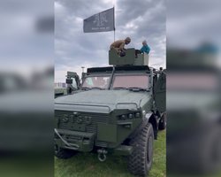 Нетипова поява: на озброєнні ЗСУ помітили фінські бронемашини Sisu GTP 4×4