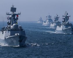 Китай розмістив чотири бойові кораблі біля Тайваню: подробиці