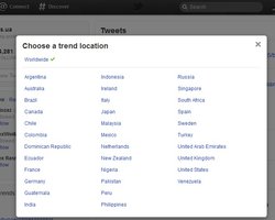 Twitter запустил локальные тренды для России