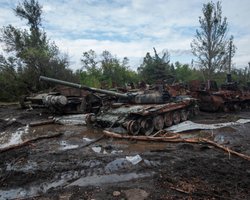 В ходе контрнаступления в Харьковской области россиянин сдался в плен ВСУ, приехав на танке