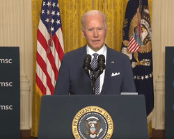 "Мы должны прекратить военное развертывание в мире": главное из выступления Байдена по Афганистану