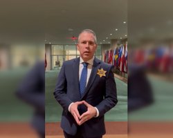 "Ганьба через замовчування звірств": посол Ізраїлю присоромив ООН зіркою Давида (відео)