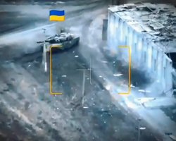 Танк Leopard-2 ВСУ в одиночку отразил атаку колонны бронемашин РФ: детали (видео)