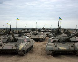 На полигонах в зоне ООС проходят тренировки танковых экипажей