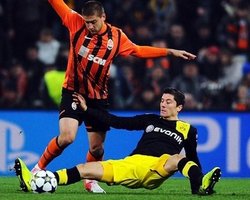 Шахтер сыграл вничью с дортмундской Боруссией