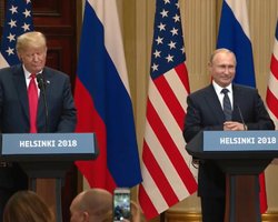 Путин на пресс-конференции вспомнил об Украине трижды, Трамп – ни разу