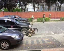 МВД: Стрельбу в Мукачево начал Правый сектор