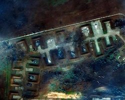 Продолжается доразведка: РФ пытается скрыть последствия атаки по аэродрому в Саках, — Гуменюк