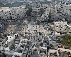 Половина будівель на півночі сектора Гази зруйновані війною, — ЗМІ (фото)