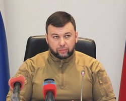 Глава "ДНР" Пушилін закликав українські війська "добровільно покинути" Донецьку область (відео)