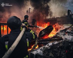 Впервые за 73 дня: ВС РФ ударили по Киеву и области ракетами и БПЛА, последствия атаки (фото)