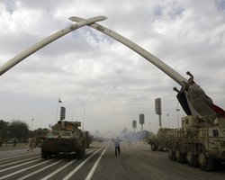 В Багдаде украинская бронетехника приняла участие в параде