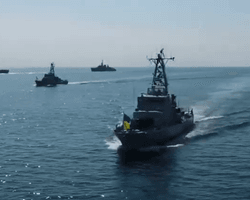 В Одессе прошел морской парад в честь 30-летия Независимости Украины  (видео)