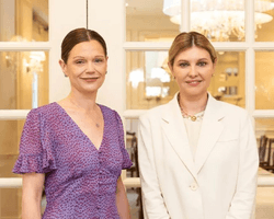 Олена Зеленська вперше зустрілася з дружиною нового премʼєра Великої Британії (фото)