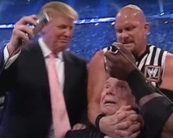 Спливло вірусне відео: Дональд Трамп голить наголо чоловіка міністра освіти США