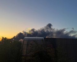 БПЛА атакували Краснодарський край РФ: палає Ільський НПЗ (відео)