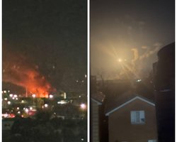 "Видели баллистическую ракету": в Ростове РФ раздаются взрывы, пылает завод, а ПВО "отработала" по домам (фото, видео)