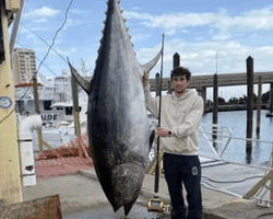 "Как атомная бомба": рыбак похвастался рекордным уловом весом почти 380 кг (фото)