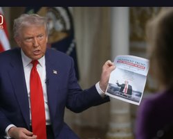 Трамп носить із собою папірець із кількістю воєн, які він завершив (відео)