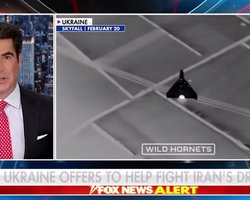 "Україна нас підтримує": ведучий Fox News, який показав українські БпЛА як розробку США, виправився (відео)