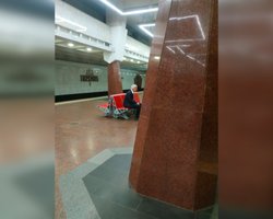 "Наступник Кернеса" розгулював у метро без маски (фото)