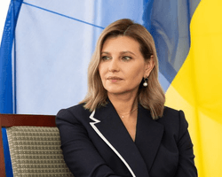 Олена Зеленська в костюмі з чернігівської вовни відвідала Генасамблею ООН (фото)