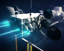 NASA запустило мощный солнечный двигатель для лунной орбитальной станции (видео)