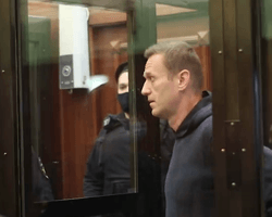 Дипломаты из 15 стран – без Украины – прибыли на суд над Навальным (видео)