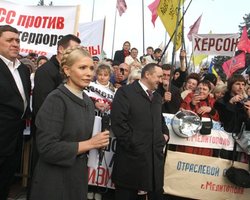 Из-за закрытой двери сорвалась встреча Тимошенко и бизнесменов