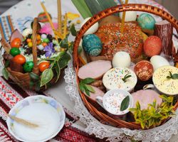 Что должно быть в пасхальной корзине: какие продукты можно святить (фото)
