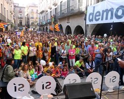 В Каталонии продолжаются демонстрации в поддержку референдума