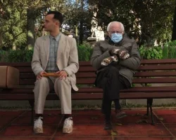 Берни Сандерс и рукавички: сенатор стал героем мемов после инаугурации (фото, видео)