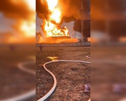 У Пермі влучили по "Пермнефтеоргсинтез", горить нафтовий резервуар: які наслідки удару ЗСУ (відео)