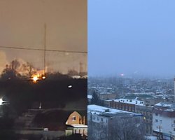 Самарскую область РФ массированно атаковали дроны: после ударов пылает химический завод, — соцсети (фото)