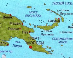 Землетрясение произошло у берегов Папуа - Новой Гвинеи