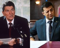 Рональд Рейган заговорит голосом Владимира Зеленского