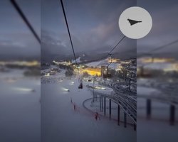 "Було шумно": відвідувачів Буковелю налякав "Шахед" (відео)