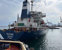 Первый сухогруз с украинским зерном вошел в воды Турции (карта)