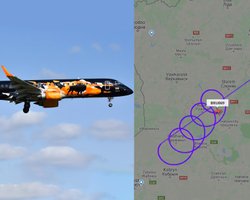 "Повітряна блокада": літак "Белавіа" не може увійти в повітряний простір ЄС (фото)