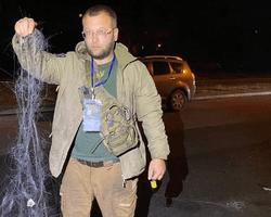 ЗС РФ вперше вдарили по Краматорську дроном на оптоволокні (відео)