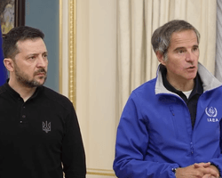 Питання ЗАЕС буде порушено на першій зустрічі з РФ у дипломатичному форматі, — Зеленський (відео)