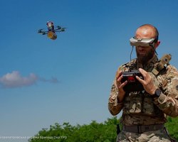 Подавил в зародыше: дрон уничтожил огневую позицию оккупантов (видео)