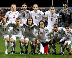 Игроков сборной Чехии оштрафовали за бурное празднование выхода на Евро-2012