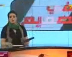 Ливийская телеведущая в эфире пообещала убить себя, если повстанцы захватят Триполи