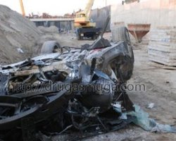 ДТП в Киеве: кабриолет BMW влетел в котлован. Водитель погиб 