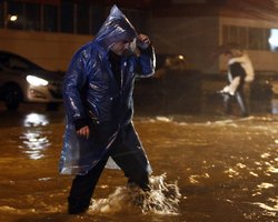 Олимпийский Сочи утонул в небывалых ливнях
