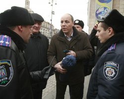 Милиция задержала двух человек на Майдане Независимости 